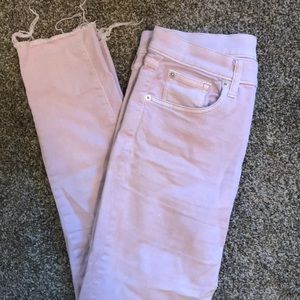 GAP lavender skinny jeans